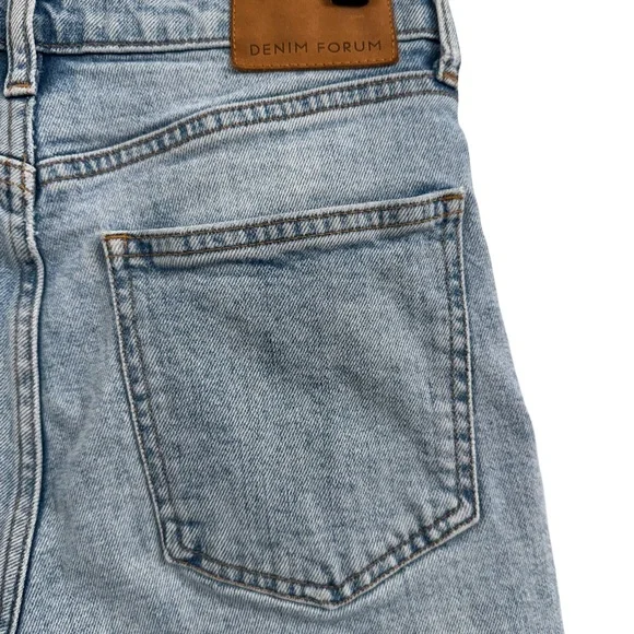 Denim Forum Blue Jean Shorts Casual Summer Style - Picture 4 of 10